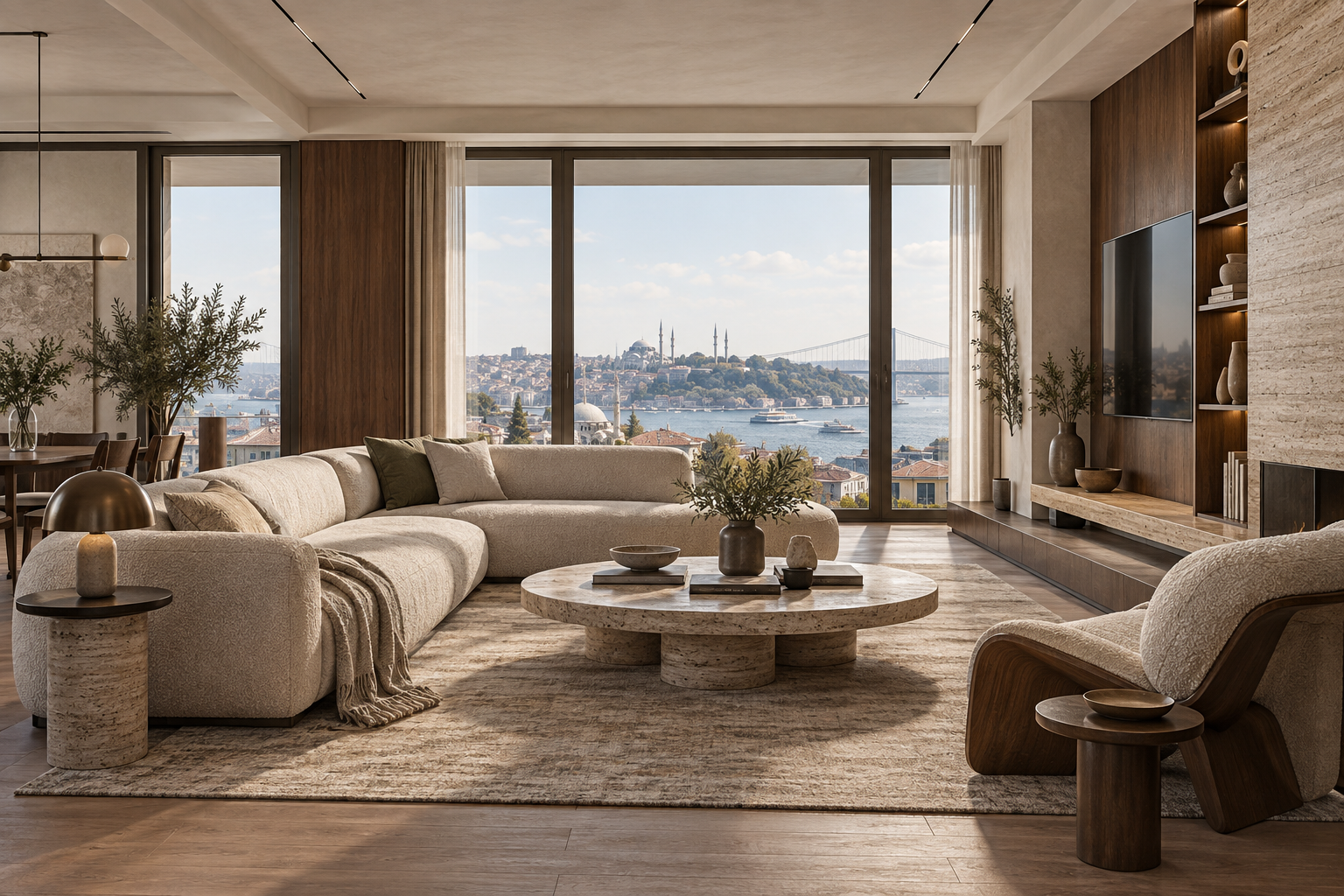 L.S. House concept study, interior visualization